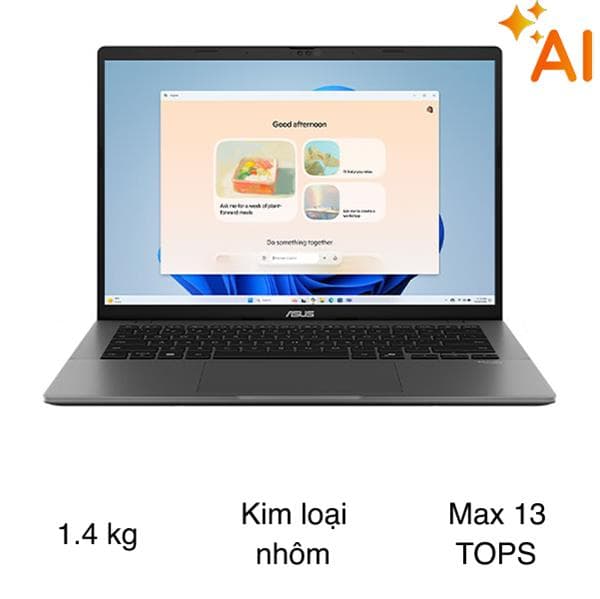 Asus Vivobook S14 S3407CA - LY095WS (Ultra 5 225H, 16GB, 512GB, WUXGA, OfficeH24+365, Win11)