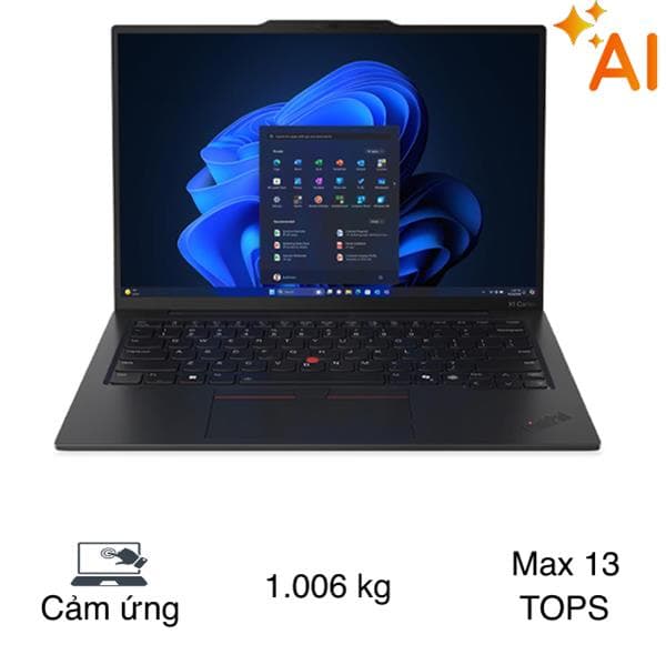 Lenovo ThinkPad X1 Carbon - 21NX003BVN (Ultra 7 255H, 32GB, 1TB, 2.8K OLED 120Hz, Cảm ứng, Win11 Pro)