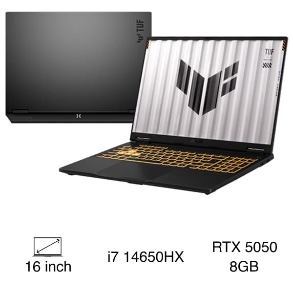 Asus TUF Gaming F16 FX608JHR - RV037W (i7 14650HX, 16GB, 1TB, RTX 5050 8GB, WUXGA 165Hz, Win11)