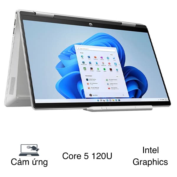 HP Pavilion X360 14 ek2017TU - 9Z2V5PA (Core 5 120U, 16GB, 512GB, Full HD, Cảm ứng, Win11)