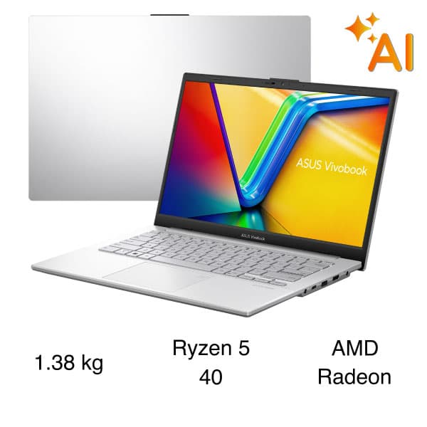 Asus Vivobook Go 14 E1404FA - EB1832W (R5 40, 8GB, 512GB, Full HD, Win11)