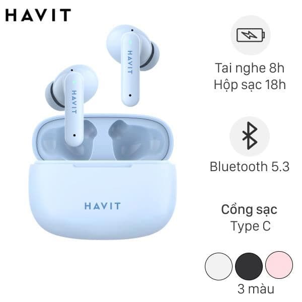Tai nghe Bluetooth True Wireless Havit TW967 Pro