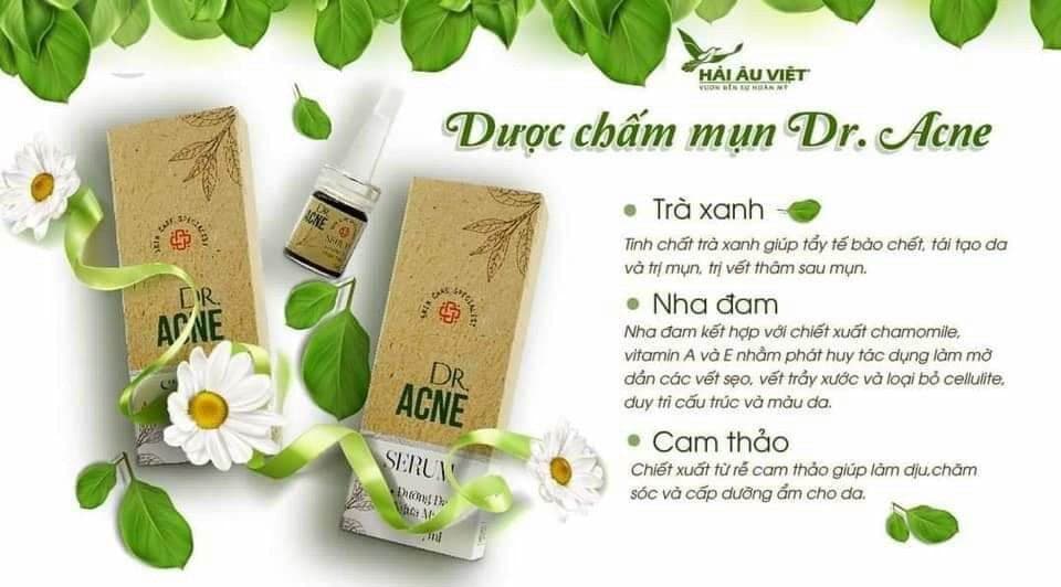 Bộ đôi chăm sóc da mụn (1 típ gel lột mụn 1tip dược chấm mụn)