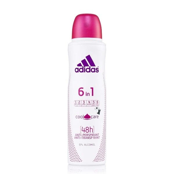 Xịt Khử Mùi Toàn Thân Cho Nữ Ngăn Mồ Hôi Adidas 6in1 Cool & Care150ml