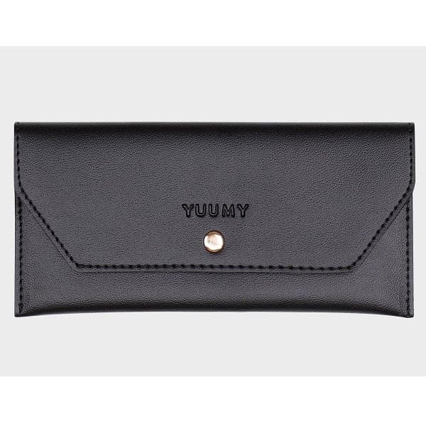 Ví Da Cầm Tay Thời Trang Yuumy Màu Đen YV9D (Store 5703)