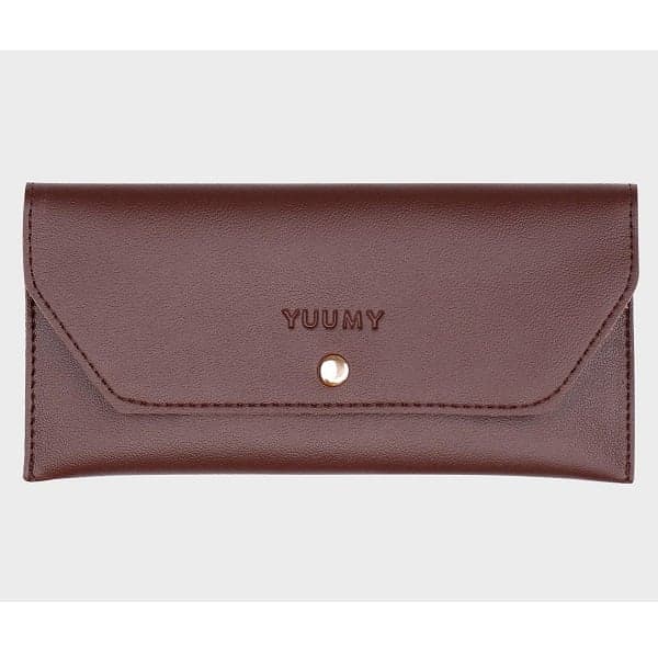 Ví Da Cầm Tay Thời Trang Yuumy Màu Nâu YV9N (Store 5703)