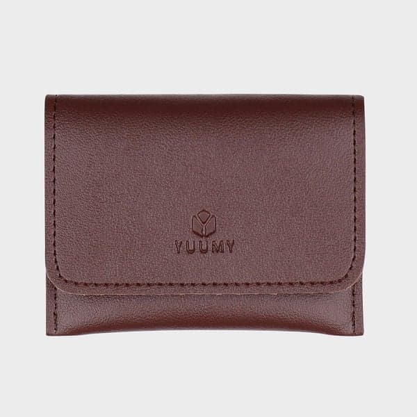 Ví Da Cầm Tay Thời Trang Yuumy Màu Nâu YV12N (Store 5703)
