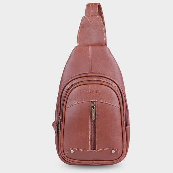 Balo Đeo Chéo Thời Trang Yuumy Màu Bò Đậm YBAC1BD (Store 5703)