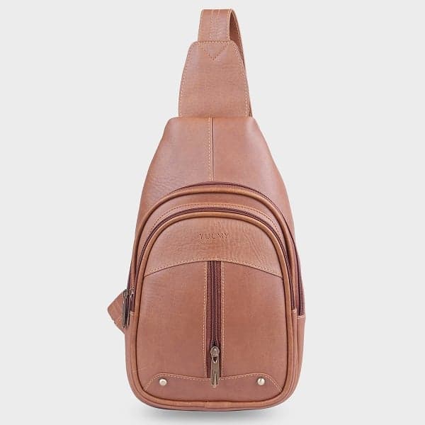 Balo Đeo Chéo Thời Trang Yuumy Màu Bò Nhạt YBAC1BN (Store 5703)