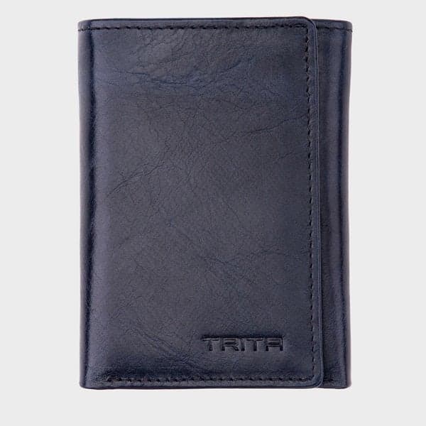Ví Nam Da Bò Thật Trita Màu Xanh RVN03X (Store 5703)