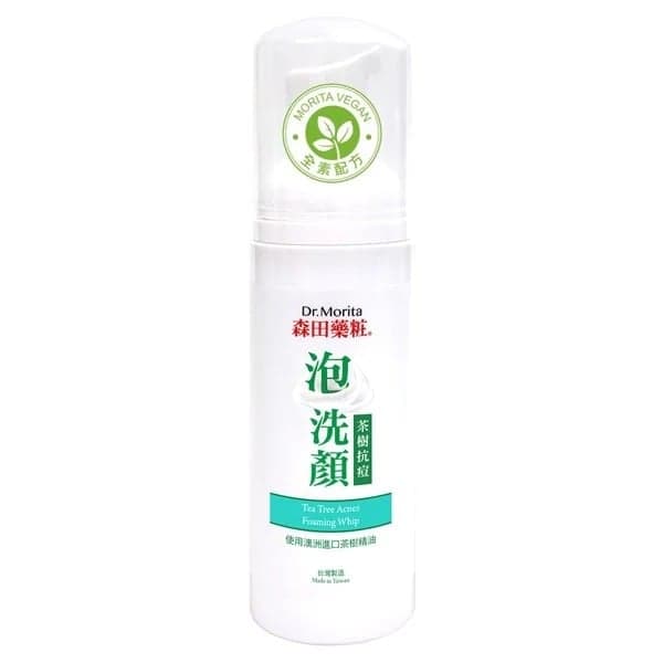 Sữa Rửa Mặt Tạo Bọt Cho Da Hỗn Hợp, Dầu Mụn Dr.Morita Tea Tree Acnes Foaming Whip 145ml (WN)