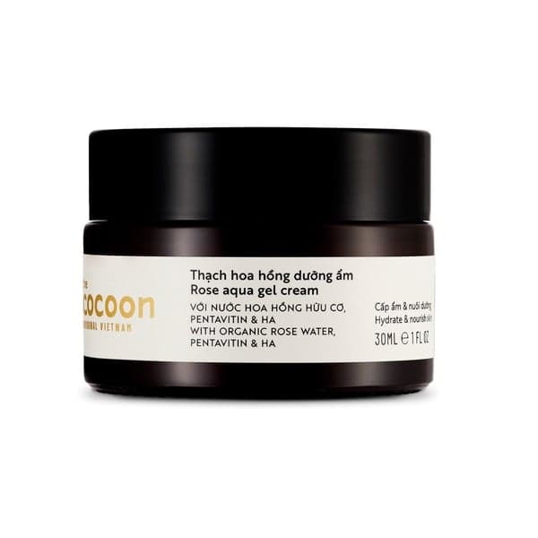 Kem Dưỡng Dưỡng Ẩm Dạng Thạch Từ Hoa Hồng Cocoon Rose Aqua Gel Cream 30ml (WN)