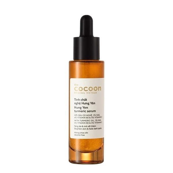 Tinh Chất Nghệ Hưng Yên Sáng Da & Mờ Vết Thâm Cocoon Turmeric Serum 30ml (WN)
