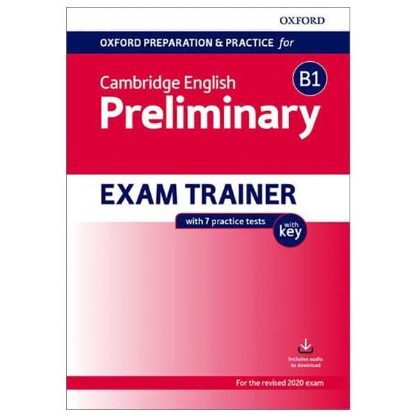 Oxford Preparation & Practice For Cambridge English Preliminary Exam Trainer With Key Speaking DVD, Class Audio CDs