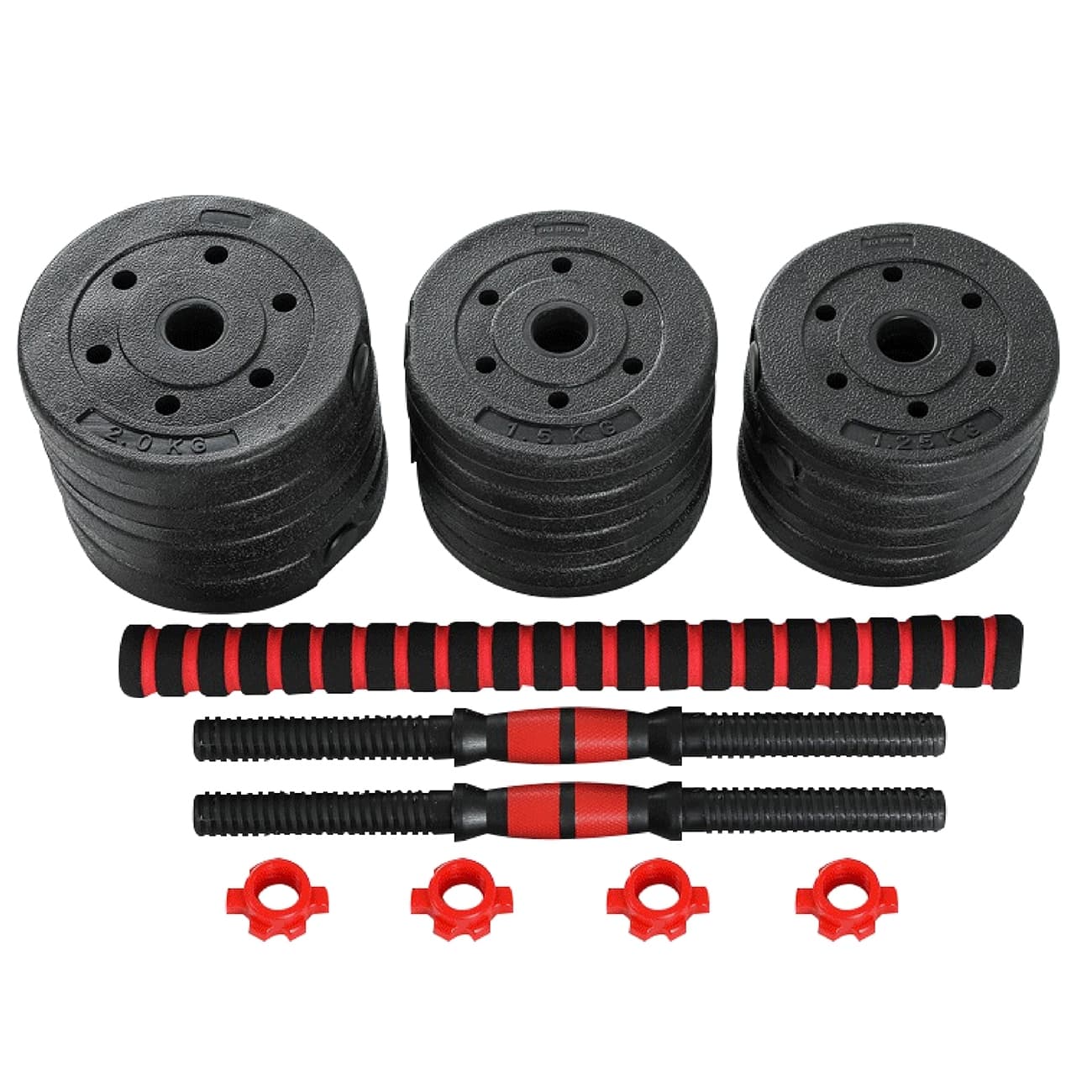 Ta 20kg tap tay đẩy kết hợp Q305 , tạ nam nữ tập gym tập thon tay Giá tốt Hàng Chuẩn Chọn Lực Nặng Của Tạ Tùy chọn hàng nhập khẩu - PVC 20kg
