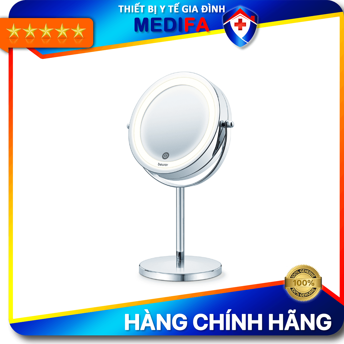 Gương Trang Điểm Beurer BS55 Loại Đèn Led - Hàng Chính Hãng