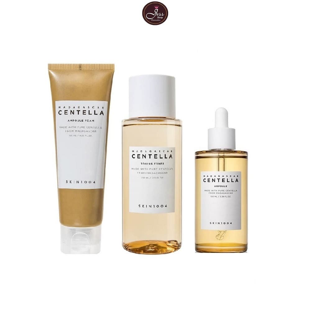 Bộ 3 sản phẩm dưỡng da Skin1004 Madagascar Centella bao gồm Sữa rửa mặt 125ml Toner 200ml Serum 100ml Tặng 1 Mask Sexylook