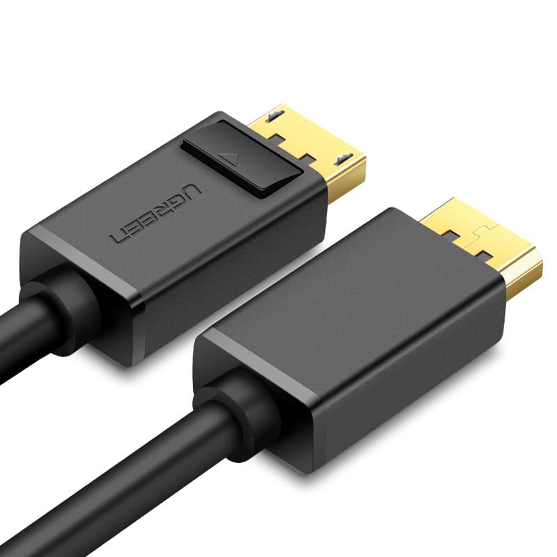 Dây cáp DisplayPort 2 đầu đực tốc độ 21.6Gbps dài 1.5M UGREEN DP102 10245 - Hàng Chính Hãng
