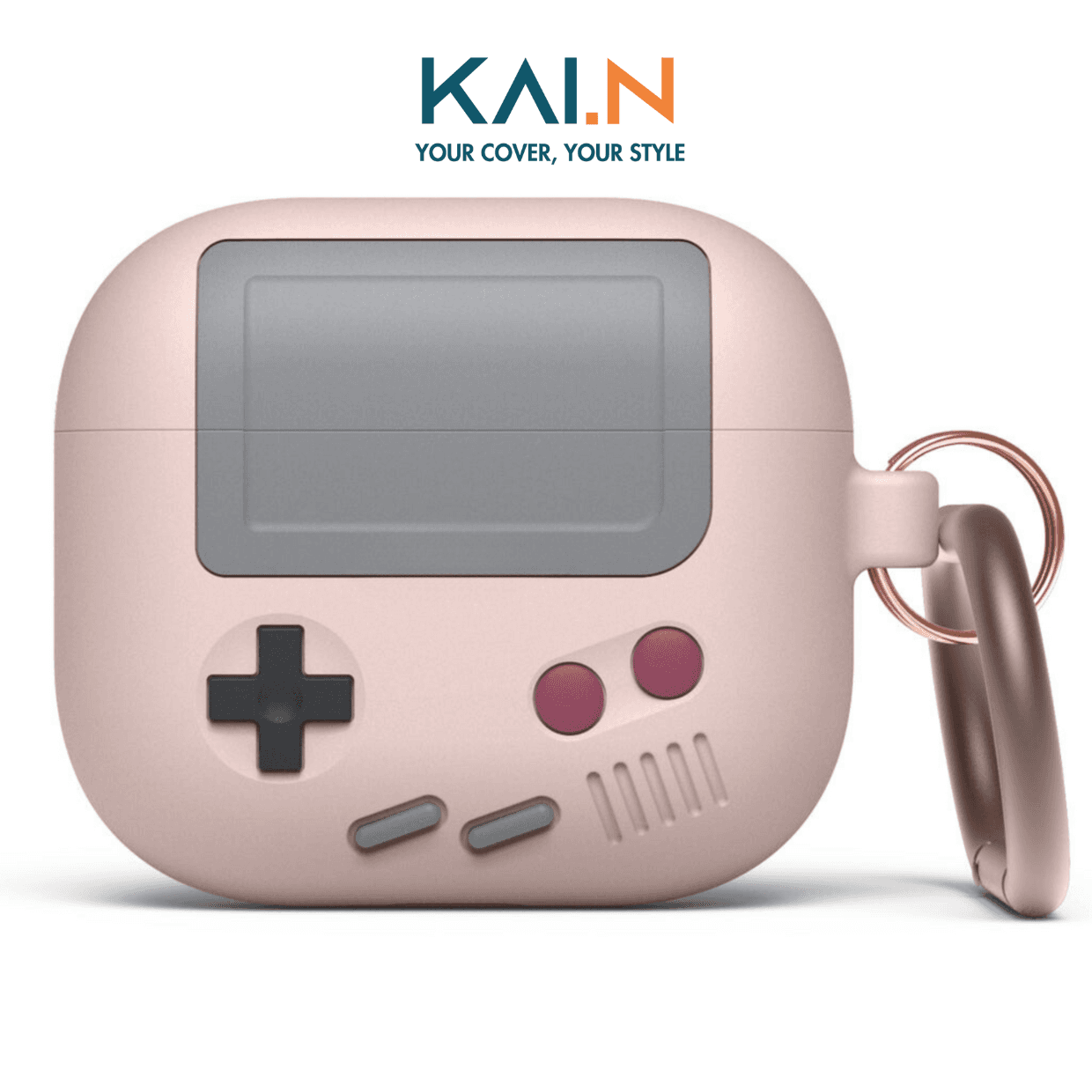 Case Kai.N Game Boy Dành Cho Airpods Pro 2 Airpods Pro Airpods 3 Hàng Chính Hãng - Pink - Airpods 3