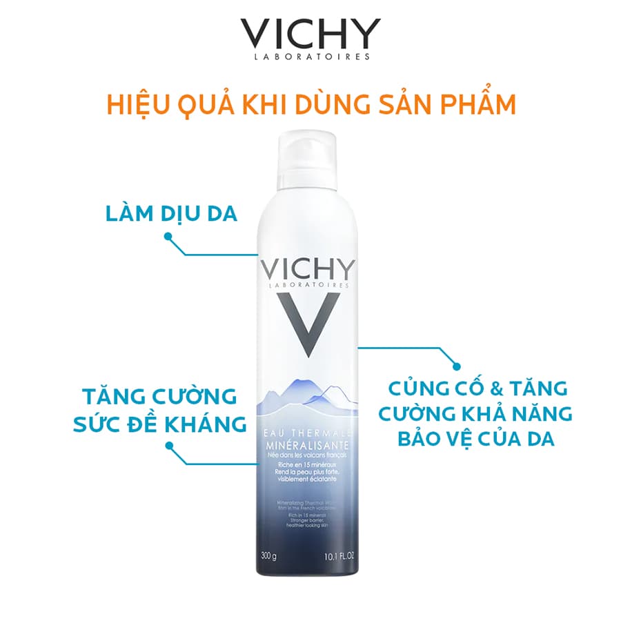 Nước Xịt Khoáng Dưỡng Da Vichy 100843334 300ml