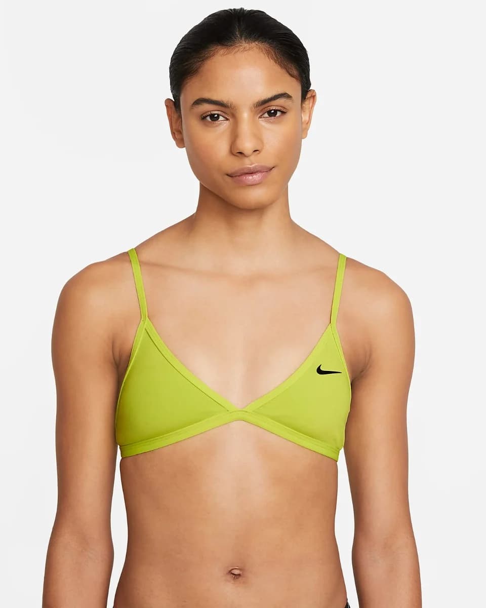 Nike Swim - Áo Ngực Thể Thao Nữ - Tie Back Bikini Top - CYBER