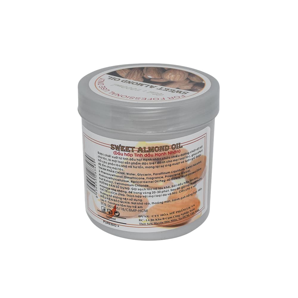 Dầu hấp dưỡng tóc tinh dầu Hạnh Nhân óng mượt tóc 500ml - 1000ml ( Sweet Almond Oil Repair Hair Treatment 500ml - 1000ml )
