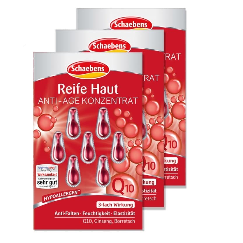 Set 03 vỉ Serum chống nhăn SCHAEBENS Reife Haut - Đức