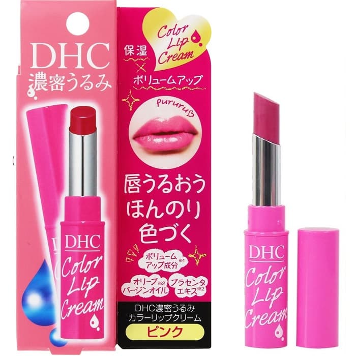 Son dưỡng môi có màu DHC Color Lip Cream (Màu hồng) 1.5g- Made in Japan
