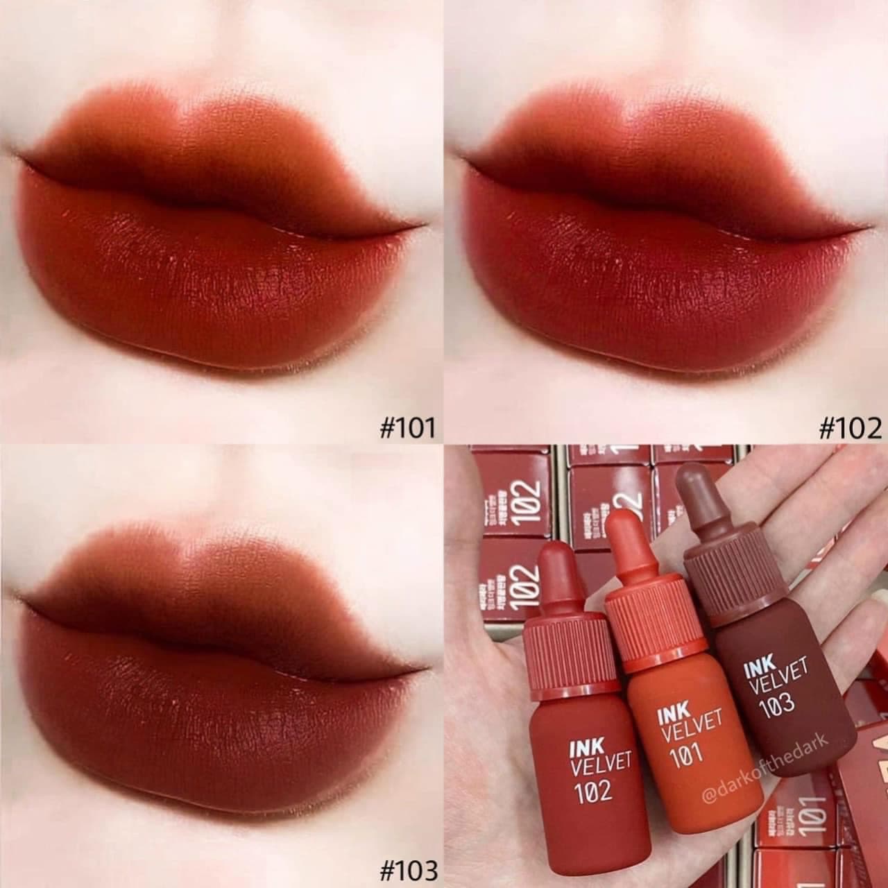 SIÊU HOT 👄Son Kem👄 Ink Velvet Mẫu Mới Màu #101 Cực Đẹp Và Tôn Da
