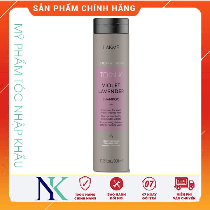 Dầu Gội Dưỡng Màu Tóc Nhuộm (Màu Tím) Lakme Teknia Violet Lavender 300Ml