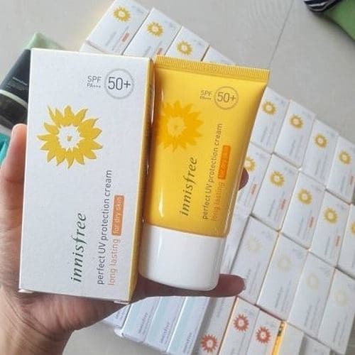 Kem chống nắng innisfree cho da dầu perfect UV protection cream long lasting SPF50