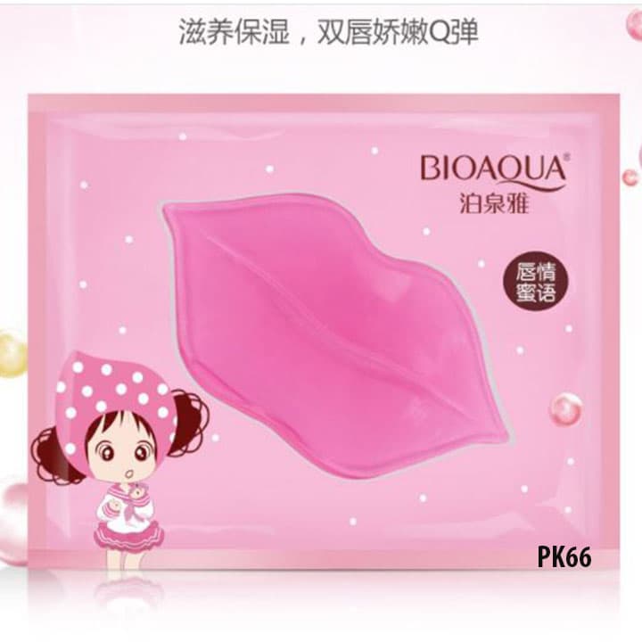 Mặt nạ dưỡng môi collagen Biaqua dưỡng ẩm làm mềm môi