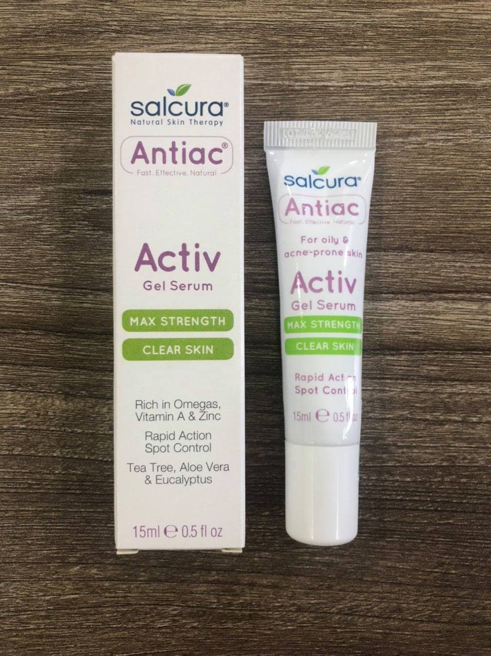 ANTIAC ACTIV GEL SERUM - Giải pháp điều trị viêm da trứng cá mụn bọc sưng viêm. Hiệu quả giảm sưng tấy chỉ sau 4h.