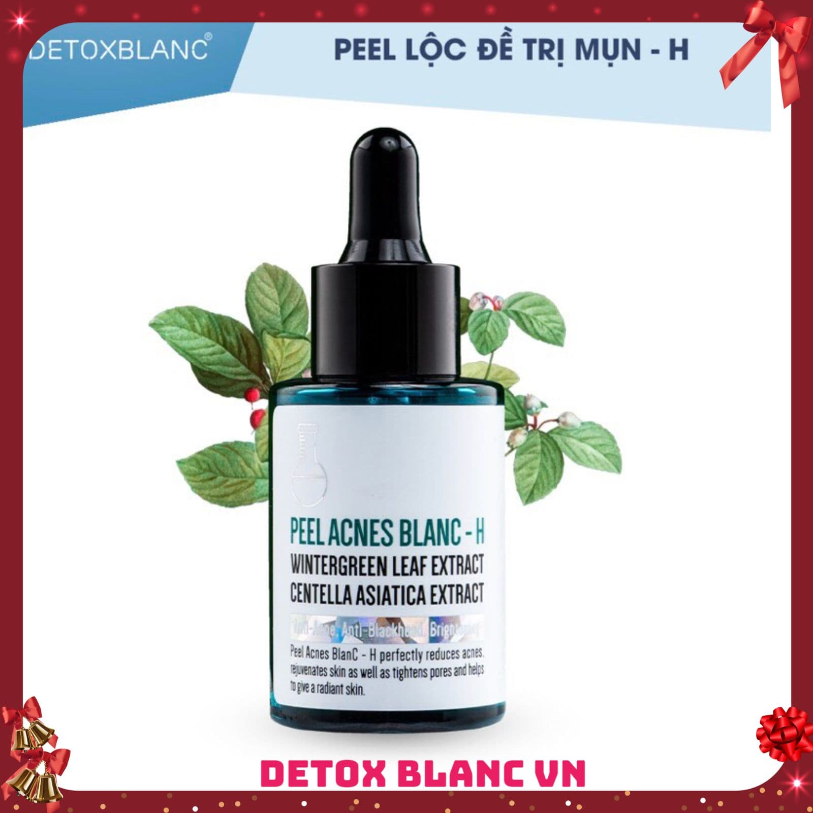 Serum trị mụn detox blanc (pell acnes blanc detox blanc-H loại bỏ mụn tận gốc mụn)