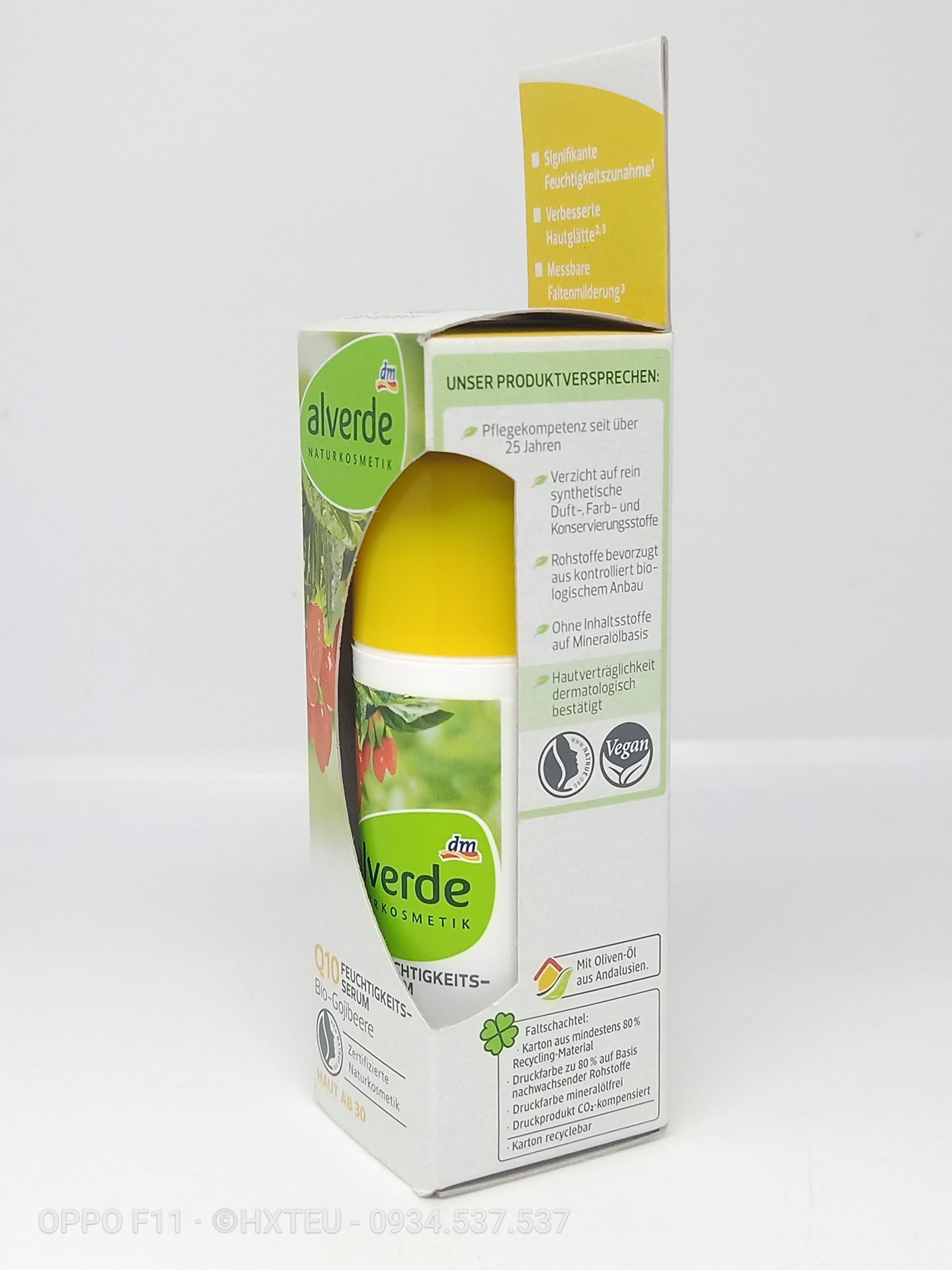 Serum dưỡng mắt Alverde Q10 Bio