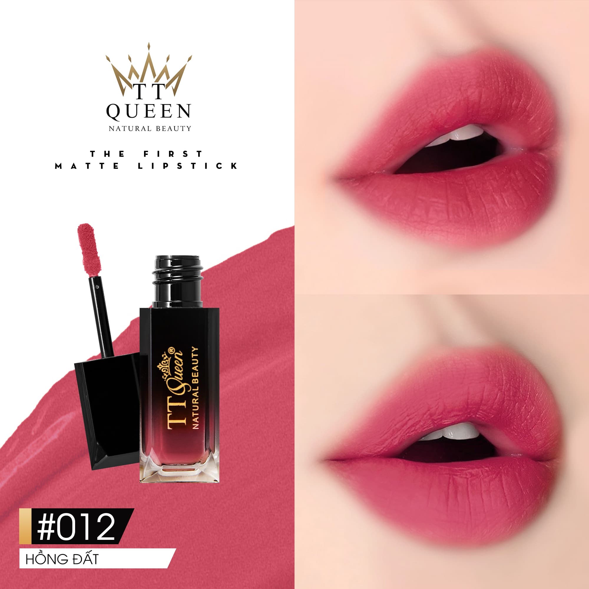 Hồng đất 12 TTQueen (son kem)
