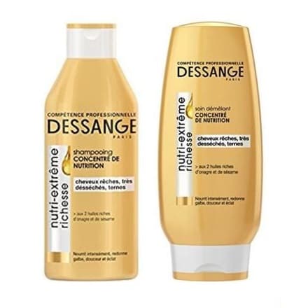 Bộ Dầu gội - xả Dessange Nutri-extrême Richesse cho tóc khô và thô cứng