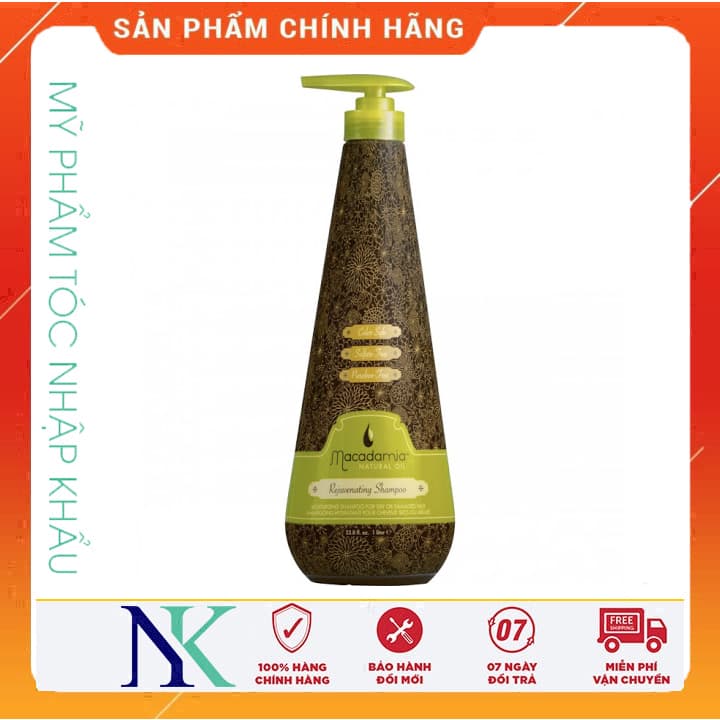 Dầu Gội Trẻ Hóa Tóc Macadamia 1000Ml
