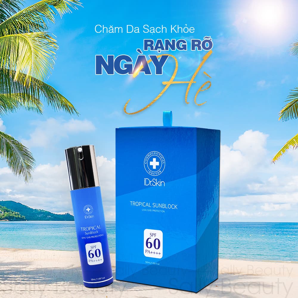 Kem Chống Nắng Công Nghệ Pha Lê Hóa Lỏng iDr.Skin TROPICAL SUNBLOCK