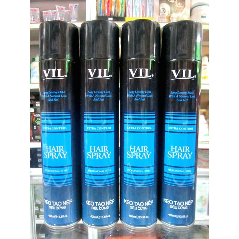 GÔM XỊT TÓC VIL SIÊU CỨNG 400ML