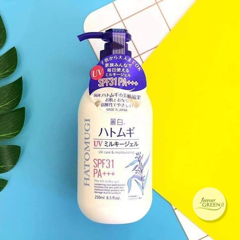 Sữa dưỡng thể chống nắng Hatomugi SPF31 PA+++ 250ml MC218