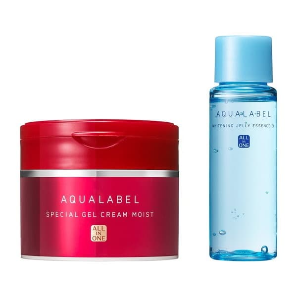 Bộ Kem dưỡng da chống lão hóa Shiseido Aqualabel Special Gel Cream Oil in 90g + Nước hoa hồng 30ml