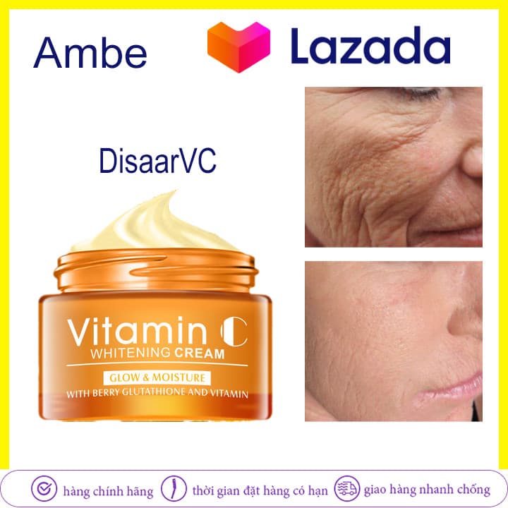 Kem dưỡng DISAAR kem dưỡng HA Vitamin C dưỡng trắng cấp ẩm bóng mịn chứa Berry