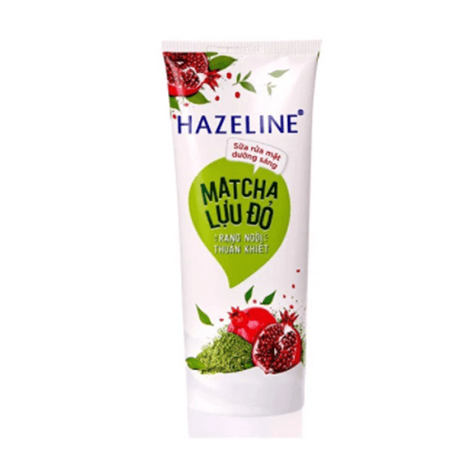 Sữa Rửa Mặt Sáng Da Hazeline Matcha Lựu đỏ 100gr