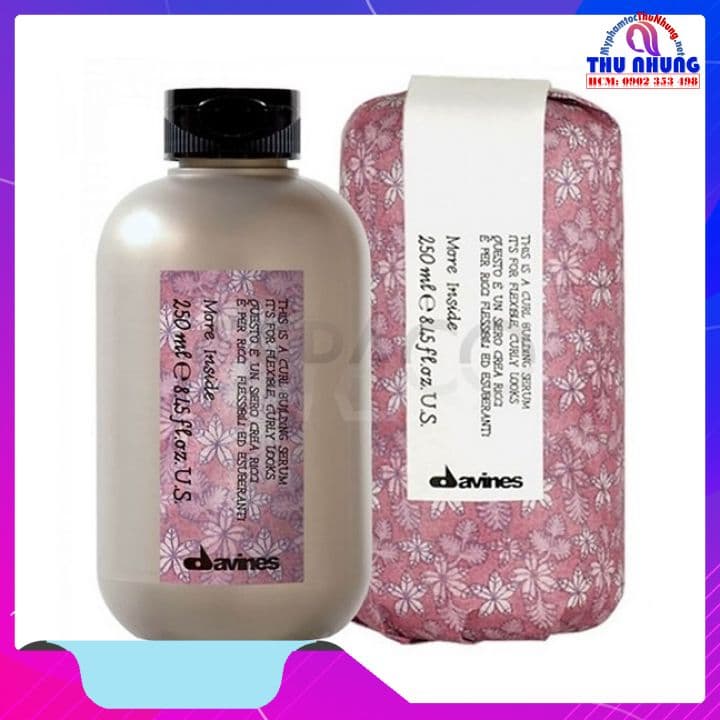 Gel tạo kiểu Davines Curl Building Serum cho tóc xoăn tự nhiên 250ml