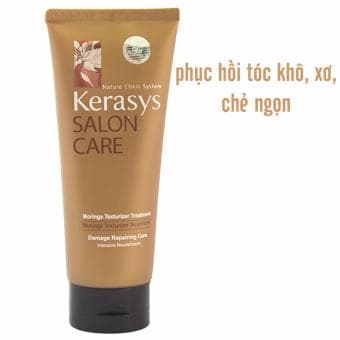 Kem hấp dưỡng tóc giúp phục hồi tóc hư tổn Kerasys Salon Care Repairing Treatment Hàn Quốc 200ml - Hàng Chính Hãng