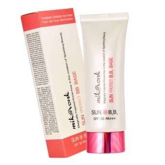 Kem lót nền chống nắng dưỡng da Mik@vonk Sun Protect B.B Base Hàn Quốc 60ml - Hàng chính hãng