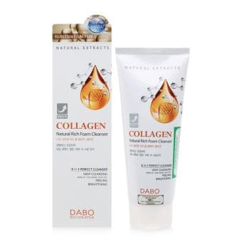 Sữa rửa mặt chống não hoá Collagen Foam Cleanser Cao cấp Hàn Quốc 180ml - Hàng chính hãng