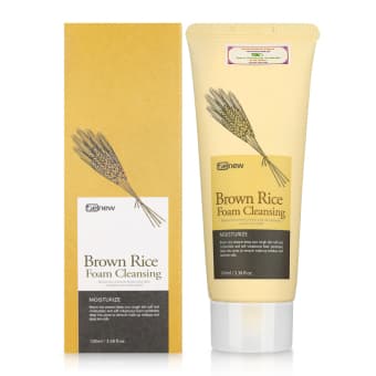 Sữa rửa mặt trắng da giảm nếp nhăn brown rice Cao cấp Hàn Quốc 100ml - Hàng Chính Hãng