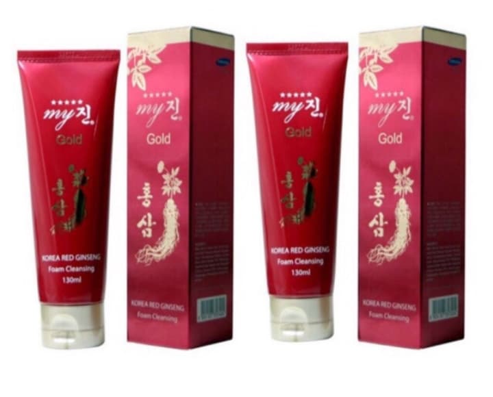 Sữa rửa mặt Sâm đỏ My gold Hàn Quốc